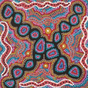 Ngapa Jukurrpa (Water Dreaming)  -  Puyurru by Anita Nakamarra Gibson