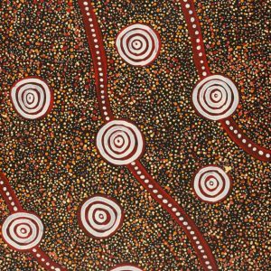 Ngalyipi Jukurrpa (Snake Vine Dreaming) - Purturlu by Ingrid Napangardi Williams