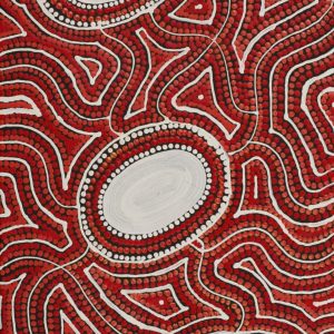 Ngapa Jukurrpa (Water Dreaming) - Wapurtali by Stewart Jupurrurla Kelly