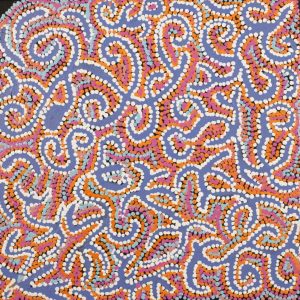 Warlukurlangu Jukurrpa (Fire country Dreaming) by Peggy Nampijinpa Brown