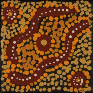 Warna Jukurrpa (Snake Dreaming) by Warlukurlangu Artists