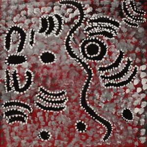 Watiya-warnu Jukurrpa (Seed Dreaming) by Katrina Nampijinpa Brown