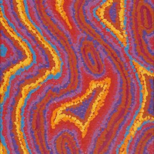 Lappi Lappi Jukurrpa (Lappi Lappi Dreaming) by Magda Nakamarra Curtis