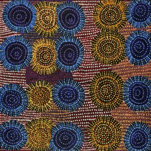 Jintiparnta Jukurrpa (Desert Truffle Dreaming) - Mina Mina by Tina Napangardi Martin