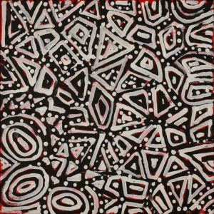 Ngapa Jukurrpa (Water Dreaming)  - Mikanji by Juliette Nampijinpa Brown