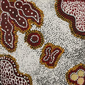 Watiya-warnu Jukurrpa (Seed Dreaming) by Katrina Nampijinpa Brown