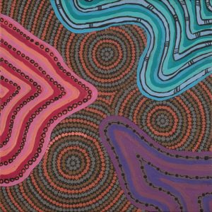 Wanakiji Jukurrpa (Bush Tomato Dreaming) by Rosena Napaljarri Dickson