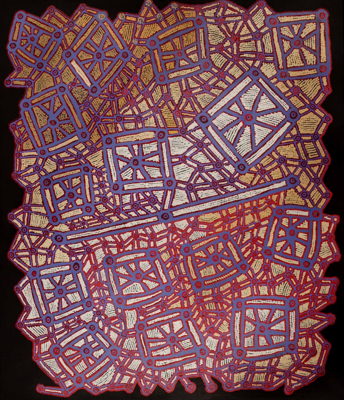 Ngapa Jukurrpa (Water Dreaming) - Puyurru by Letisha Napanangka Marshall