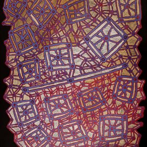 Ngapa Jukurrpa (Water Dreaming)  -  Puyurru by Letisha Napanangka Marshall