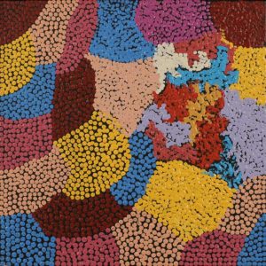 Watiya-warnu Jukurrpa (Seed Dreaming) by Katrina Nampijinpa Brown