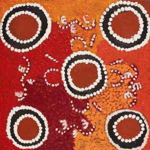 Wardapi Jukurrpa (Goanna Dreaming) - Yarripilangu by Henry Jampijinpa Spencer