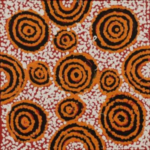 Ngapa Jukurrpa (Water Dreaming)  - Mikanji by Juliette Nampijinpa Brown