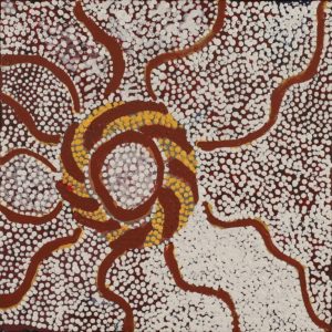 Watiya-warnu Jukurrpa (Seed Dreaming) by Katrina Nampijinpa Brown