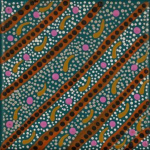 Wanakiji Jukurrpa (Bush Tomato Dreaming) by Warlukurlangu Artists