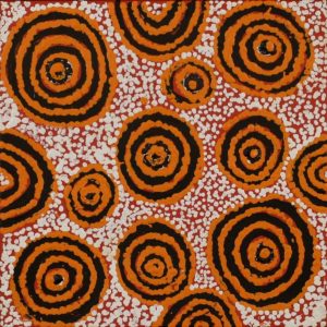 Ngapa Jukurrpa (Water Dreaming)  - Mikanji by Juliette Nampijinpa Brown