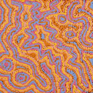 Lappi Lappi Jukurrpa (Lappi Lappi Dreaming) by Magda Nakamarra Curtis