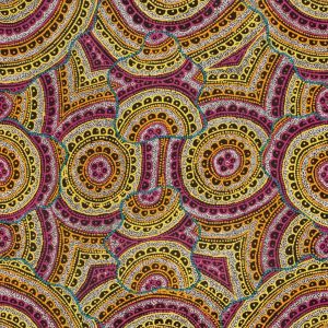Ngalyipi Jukurrpa (Snakevine Dreaming) - Mina Mina by Kirsty Anne Napanangka Martin