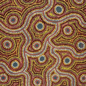 Warna Jukurrpa (Snake Dreaming) by Risharna Nakamarra Dickson