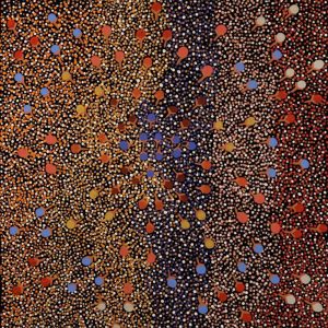 Wanakiji Jukurrpa (Bush Tomato Dreaming) by Charlene Napanangka Marshall