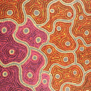 Warna Jukurrpa (Snake Dreaming) by Risharna Nakamarra Dickson