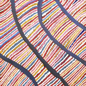 Yarla Jukurrpa (Bush Potato Dreaming) - Cockatoo Creek by Kylie Napangardi Williams
