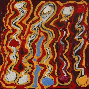 Ngapa Jukurrpa (Water Dreaming)  -  Puyurru by Alan Jangala Watson