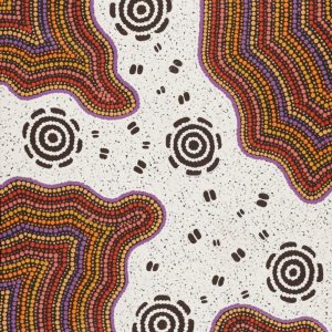 Pamapardu Jukurrpa (Flying Ant Dreaming)  - Warntungurru by Kara Napangardi Ross