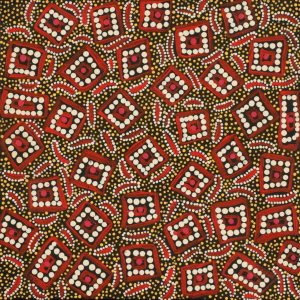 Wanakiji Jukurrpa (Bush Tomato Dreaming) by Selma Napangardi Gibson