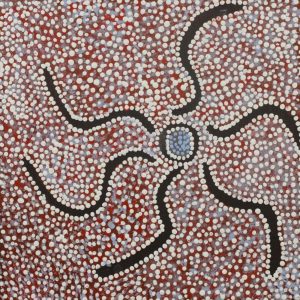 Watiya-warnu Jukurrpa (Seed Dreaming) by Katrina Nampijinpa Brown