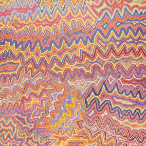 Pikilyi Jukurrpa (Vaughan Springs Dreaming) by Selina Napanangka Fisher