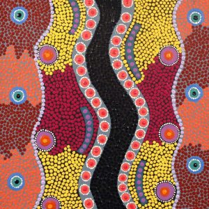 Yurrampi Jukurrpa (Honey Ant Dreaming) by Temika Napangardi Woods