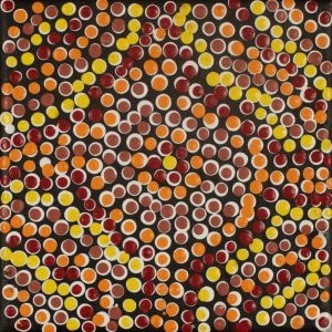 Mala Jukurrpa (Rufous Hare-wallaby Dreaming) by Warlukurlangu Artists