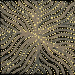 Wardapi Jukurrpa (Goanna Dreaming) - Yarripilangu by Warlukurlangu Artists