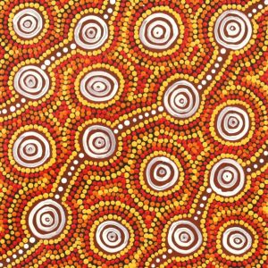 Wardapi Jukurrpa (Goanna Dreaming) - Yarripilangu by Ingrid Napangardi Williams