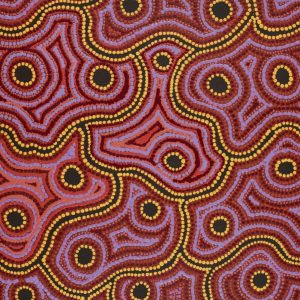 Warna Jukurrpa (Snake Dreaming) by Risharna Nakamarra Dickson