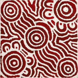 Ngapa Jukurrpa (Water Dreaming)  - Mikanji by Agnes Nampijinpa Brown