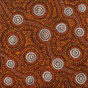 Wardapi Jukurrpa (Goanna Dreaming) - Yarripilangu by Ingrid Napangardi Williams