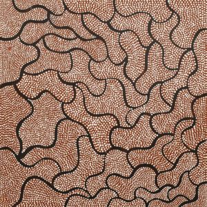 Wardapi Jukurrpa (Goanna Dreaming) - Yarripilangu by Renita Napangardi Brown