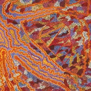 Lappi Lappi Jukurrpa (Lappi Lappi Dreaming) by Magda Nakamarra Curtis