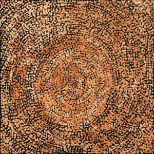 Ngapa Jukurrpa (Water Dreaming)  -  Puyurru by Sarah Napurrurla Leo