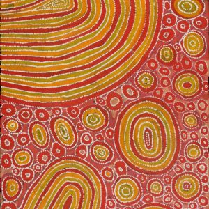 Watiya-warnu Jukurrpa (Seed Dreaming) by Tanya Nungarrayi Collins