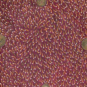 Wardapi Jukurrpa (Goanna Dreaming) - Yarripilangu by Renita Napangardi Brown