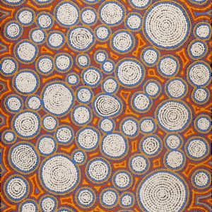 Ngalyipi Jukurrpa (Snakevine Dreaming) - Mina Mina by Grace Napangardi Woods