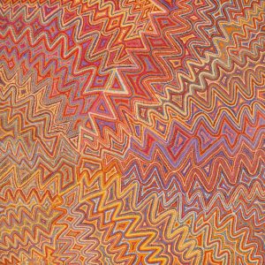Pikilyi Jukurrpa (Vaughan Springs Dreaming) by Selina Napanangka Fisher