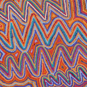 Pikilyi Jukurrpa (Vaughan Springs Dreaming) by Selina Napanangka Fisher