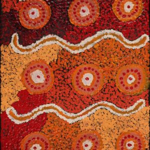 Wardapi Jukurrpa (Goanna Dreaming) - Yarripilangu by Henry Jampijinpa Spencer