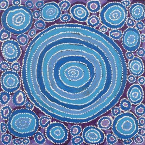 Watiya-warnu Jukurrpa (Seed Dreaming) by Tanya Nungarrayi Collins