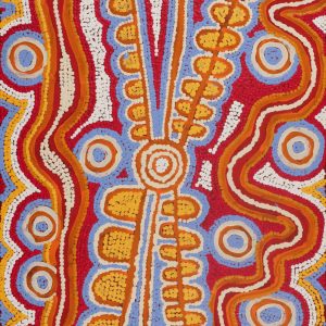 Watiya-warnu Jukurrpa (Seed Dreaming) by Narelle Nangala Brown