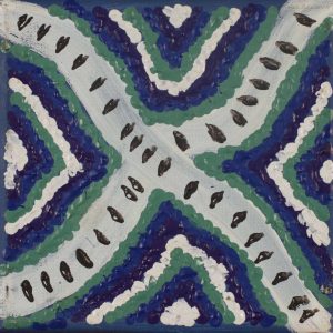 Yarla Jukurrpa (Bush Potato Dreaming) - Cockatoo Creek by Warlukurlangu Artists