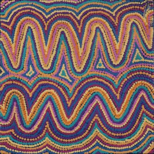 Pikilyi Jukurrpa (Vaughan Springs Dreaming) by Selina Napanangka Fisher